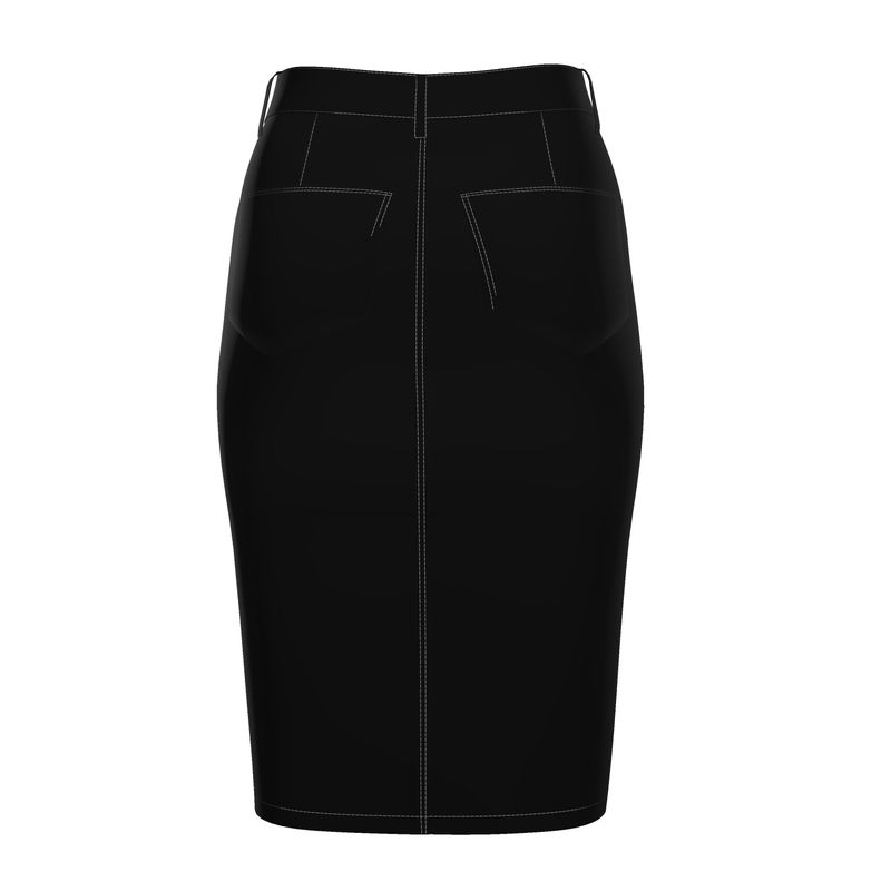 Reverie Rose, Denim Midi Skirt