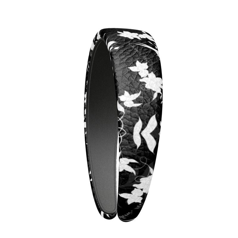 Chérie Mee, Leather Headband (Black)