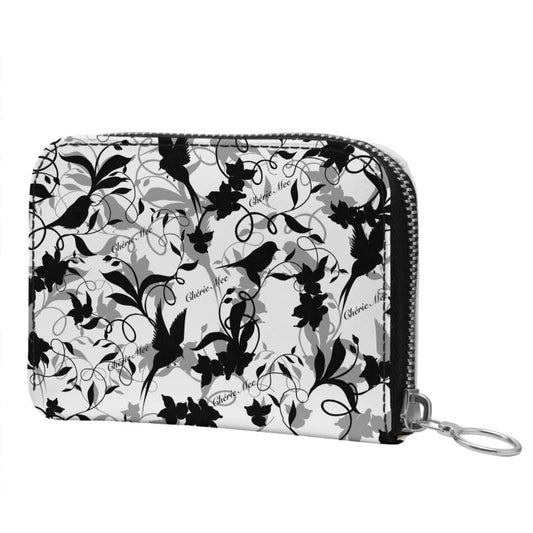 Chérie Mee, Small Leather Zip Purse (White)