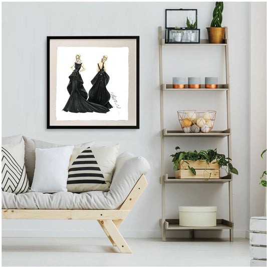 Black Crepe Gown - Circa 2021