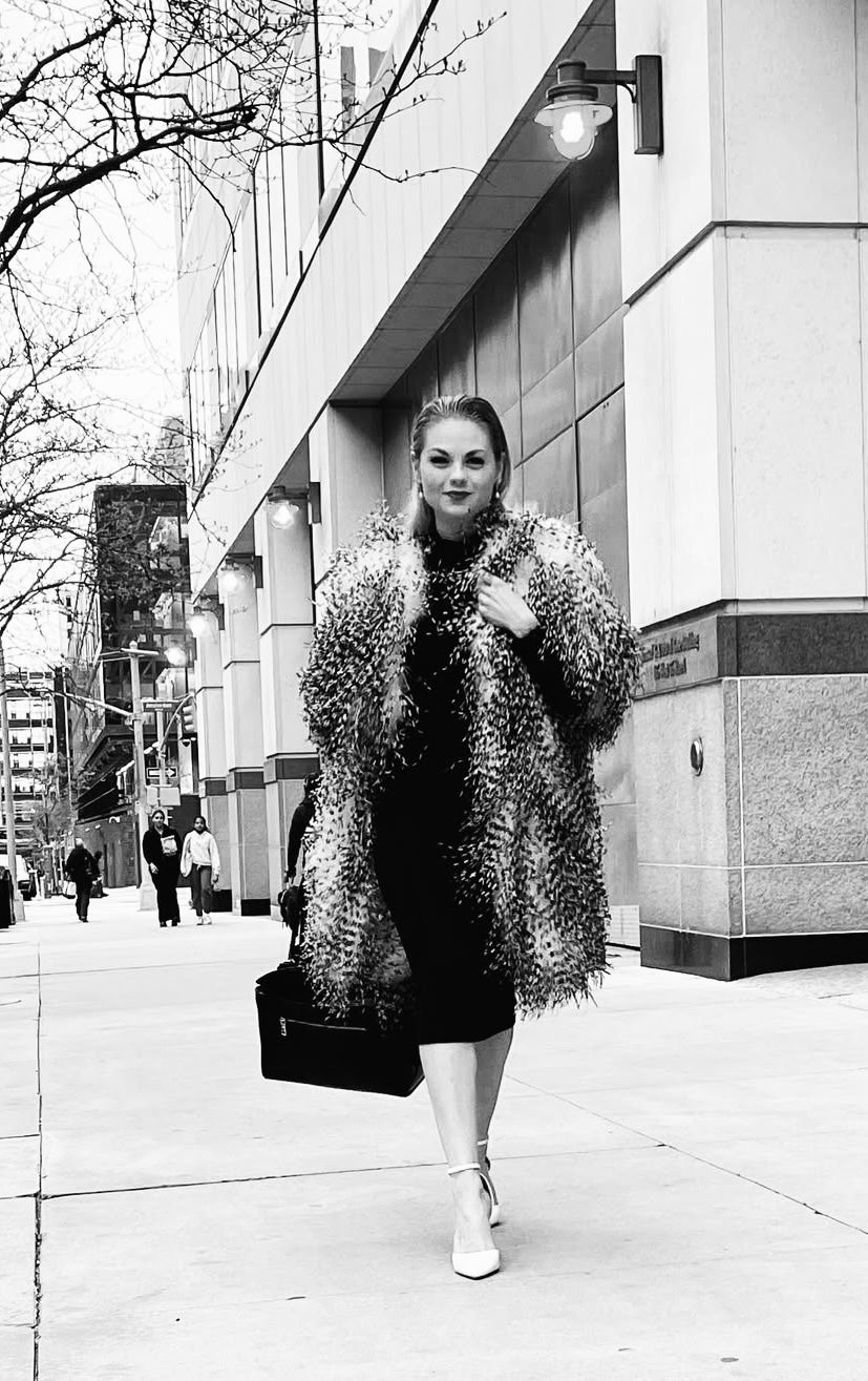 VINTAGE OSTRICH COAT