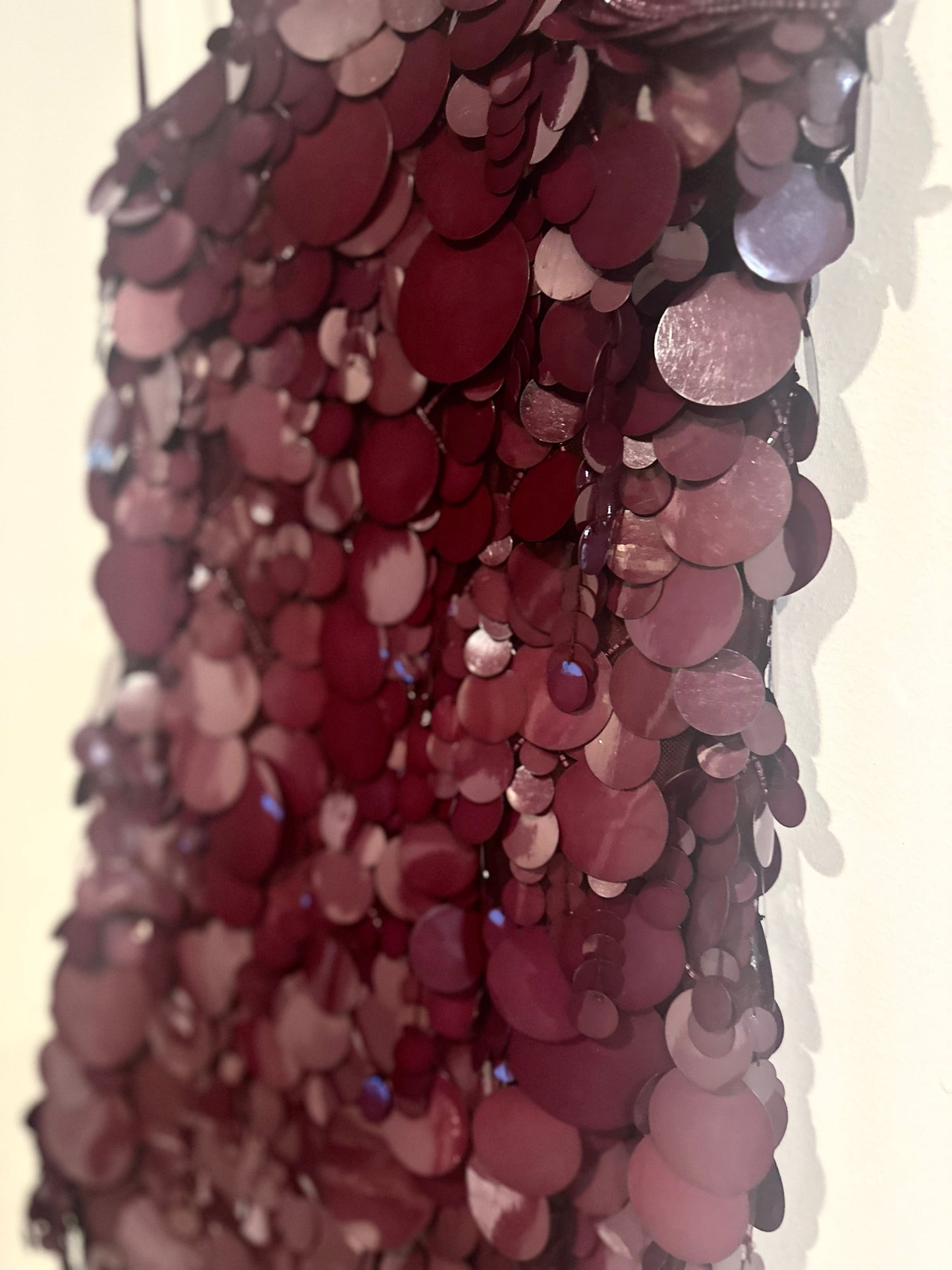 BURGANDY SEQUIN DRESS
