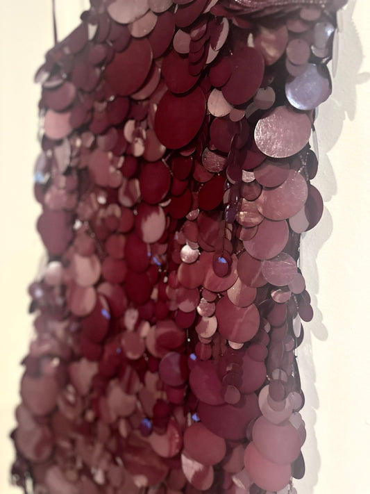 BURGANDY SEQUIN DRESS