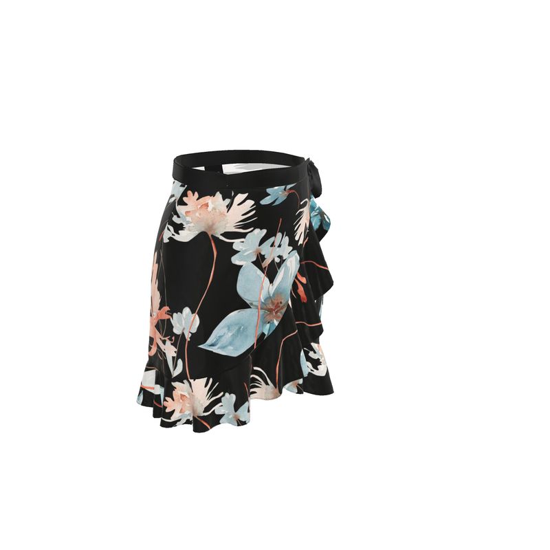 Nuit Florale Flounce Skirt