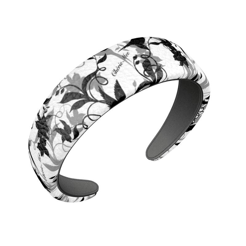 Chérie Mee, Leather Headband (White)
