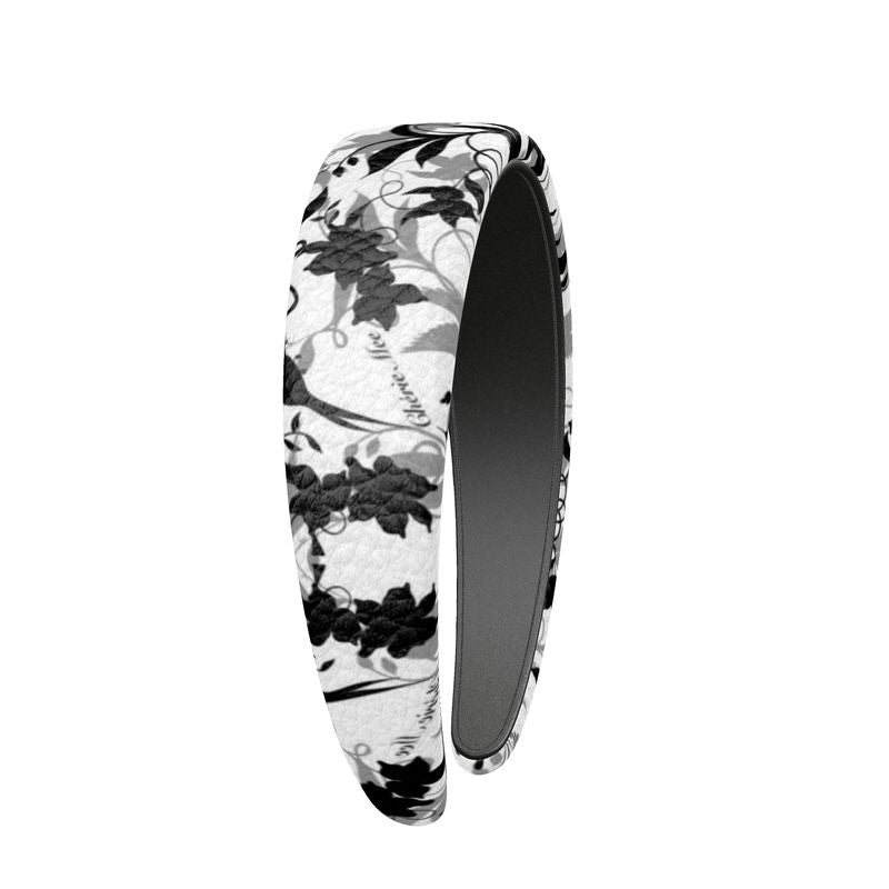 Chérie Mee, Leather Headband (White)