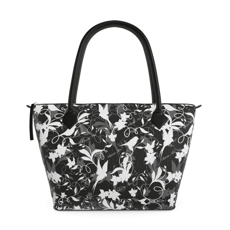Chérie Mee, Zip Top Handbag (Black)