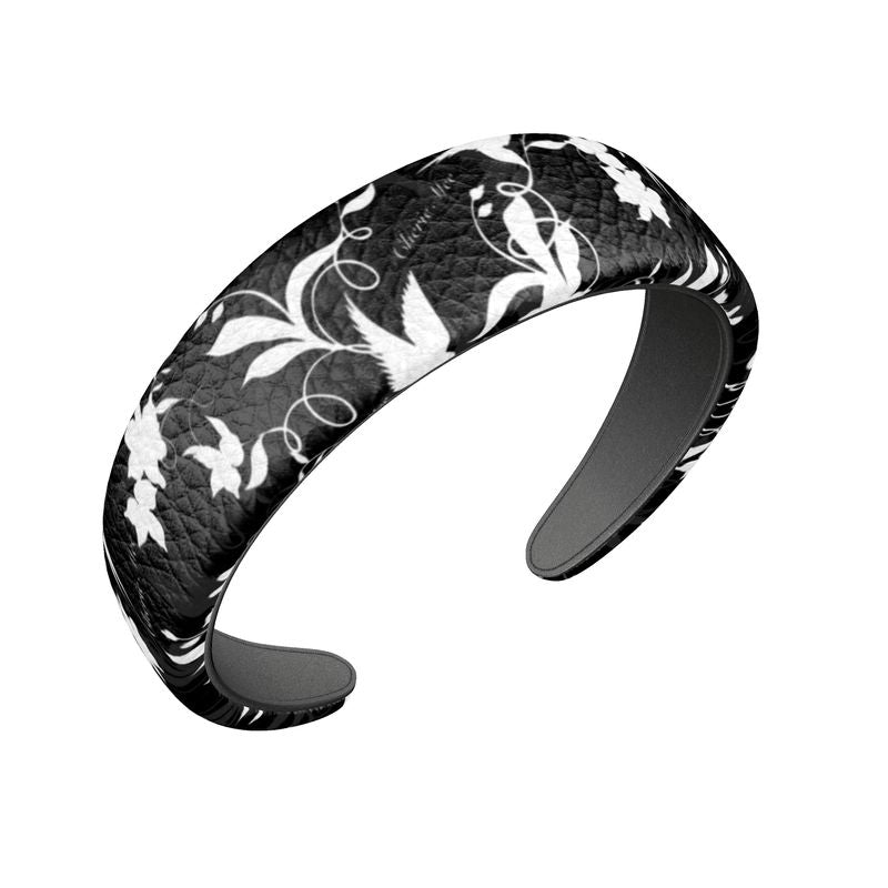Chérie Mee, Leather Headband (Black)