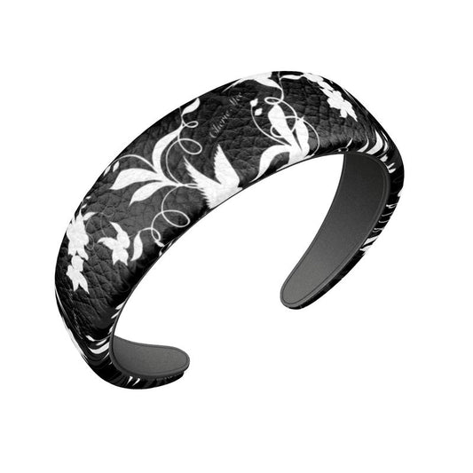 Chérie Mee, Leather Headband (Black)