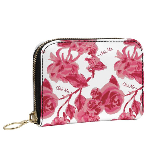 Chérie Mee Rose, Small Leather Zip Purse