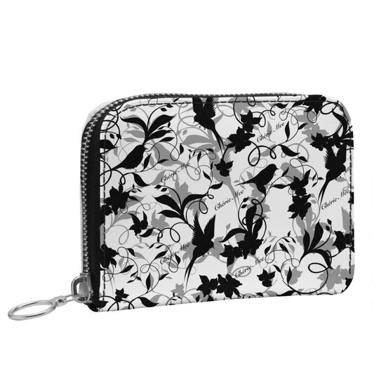 Chérie Mee, Small Leather Zip Purse (White)
