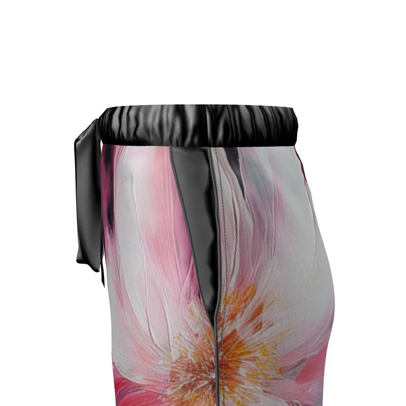 Reverie Rose, Luxury Silk Trousers