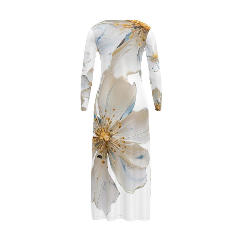 Bleu Velours, Ladies Button-Up Dress