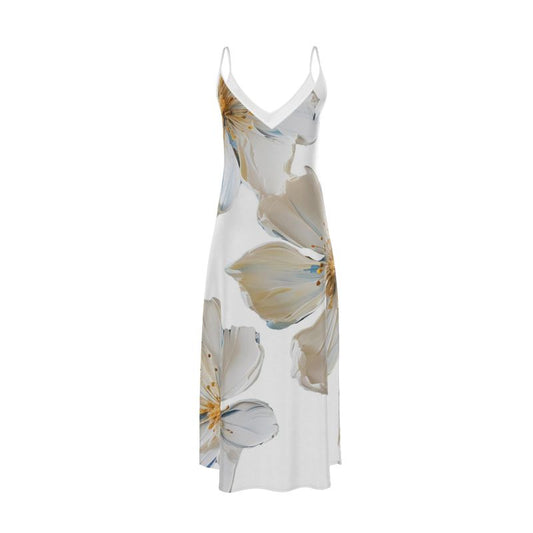 Bleu velours, Slip Dress Maxi