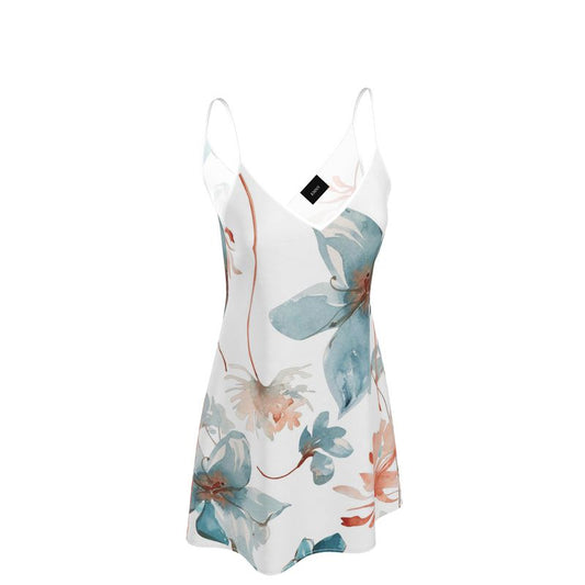 Nuit Florale, Slip Dress Midi