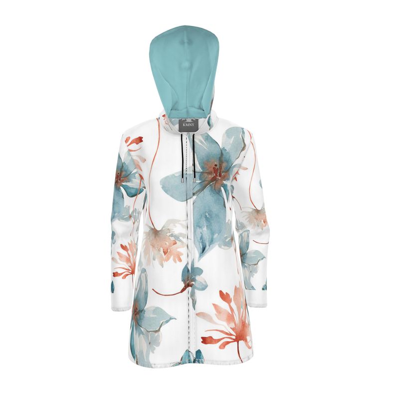 Nuit Florale, Hooded Rain Jacket