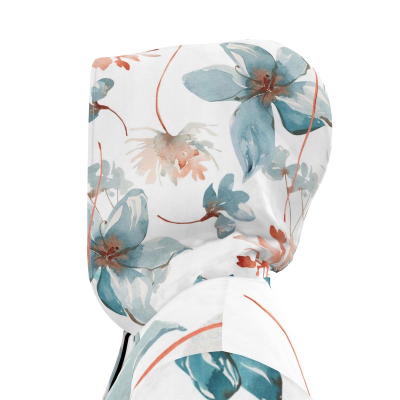 Nuit Florale, Hooded Rain Jacket
