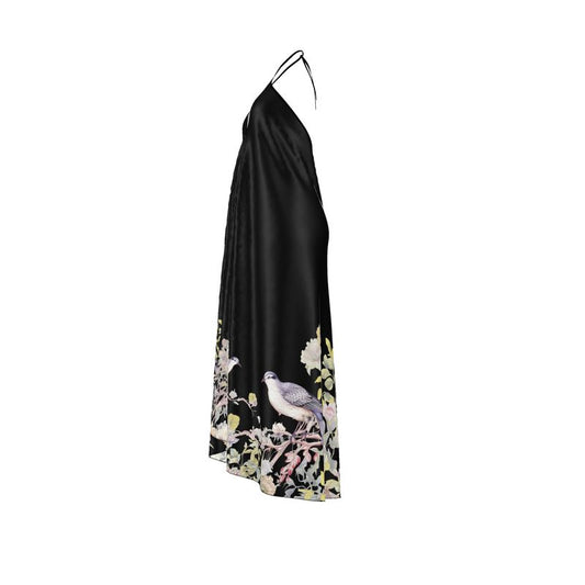Bleu Jayne, Halterneck Backless Dress (No Train)
