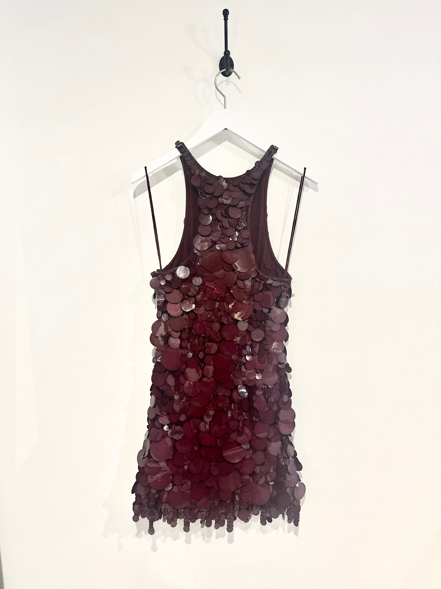 BURGANDY SEQUIN DRESS